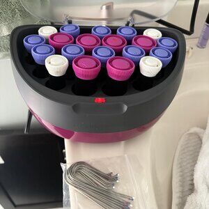 Remington Ionic Conditioning Hair Setter, 20 Velvet Hair Rollers